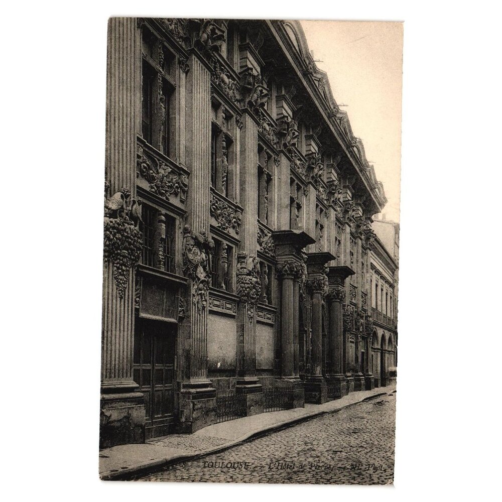Antique Postcard Toulouse France Hotel Parliament Building French Architecture